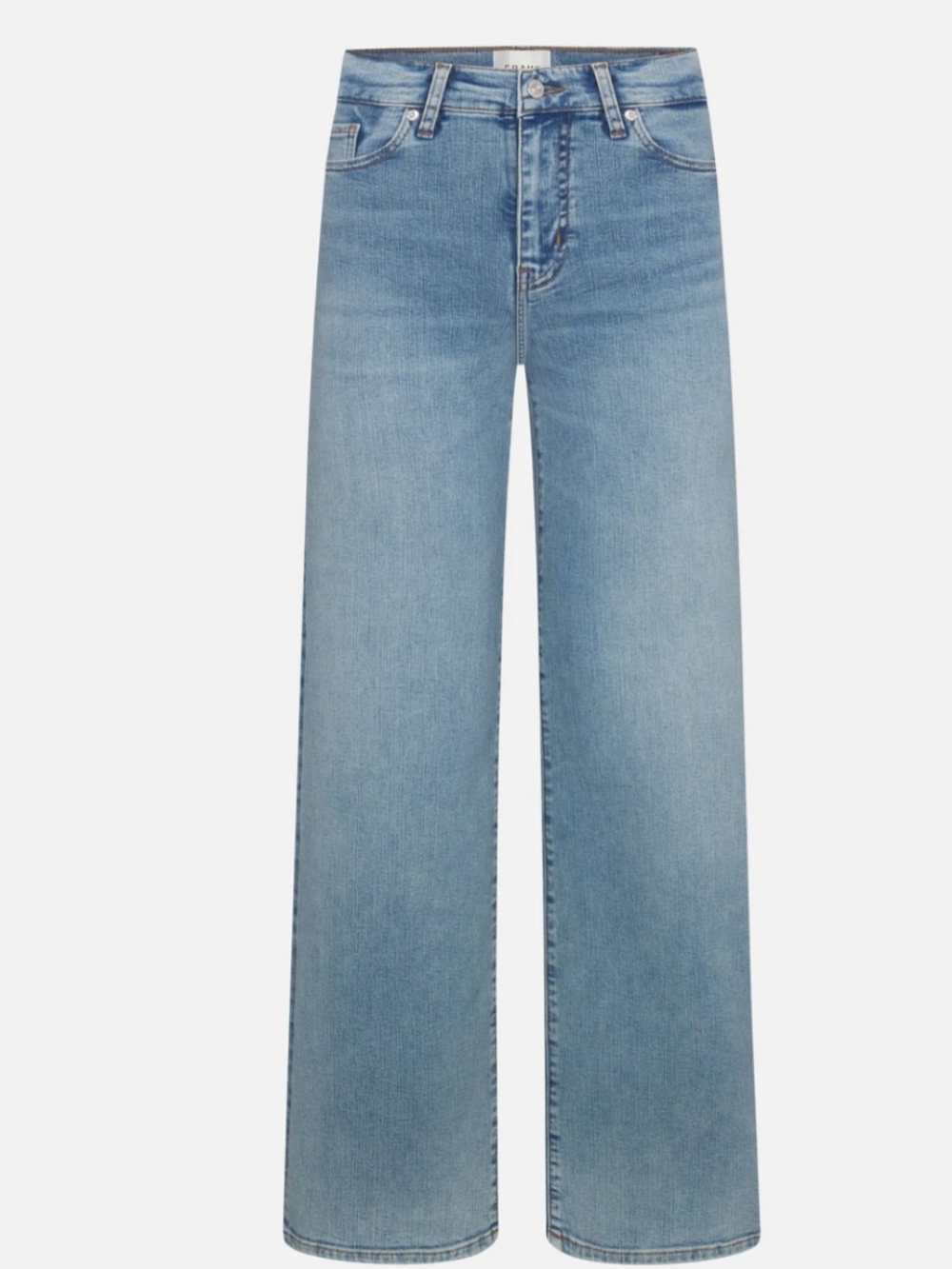 FRAME Le Slim Palazzo High Rise Wide Leg Jeans 26 Integrity Wash GUC